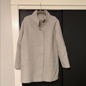 J. Crew Women's Gray Pea Coat